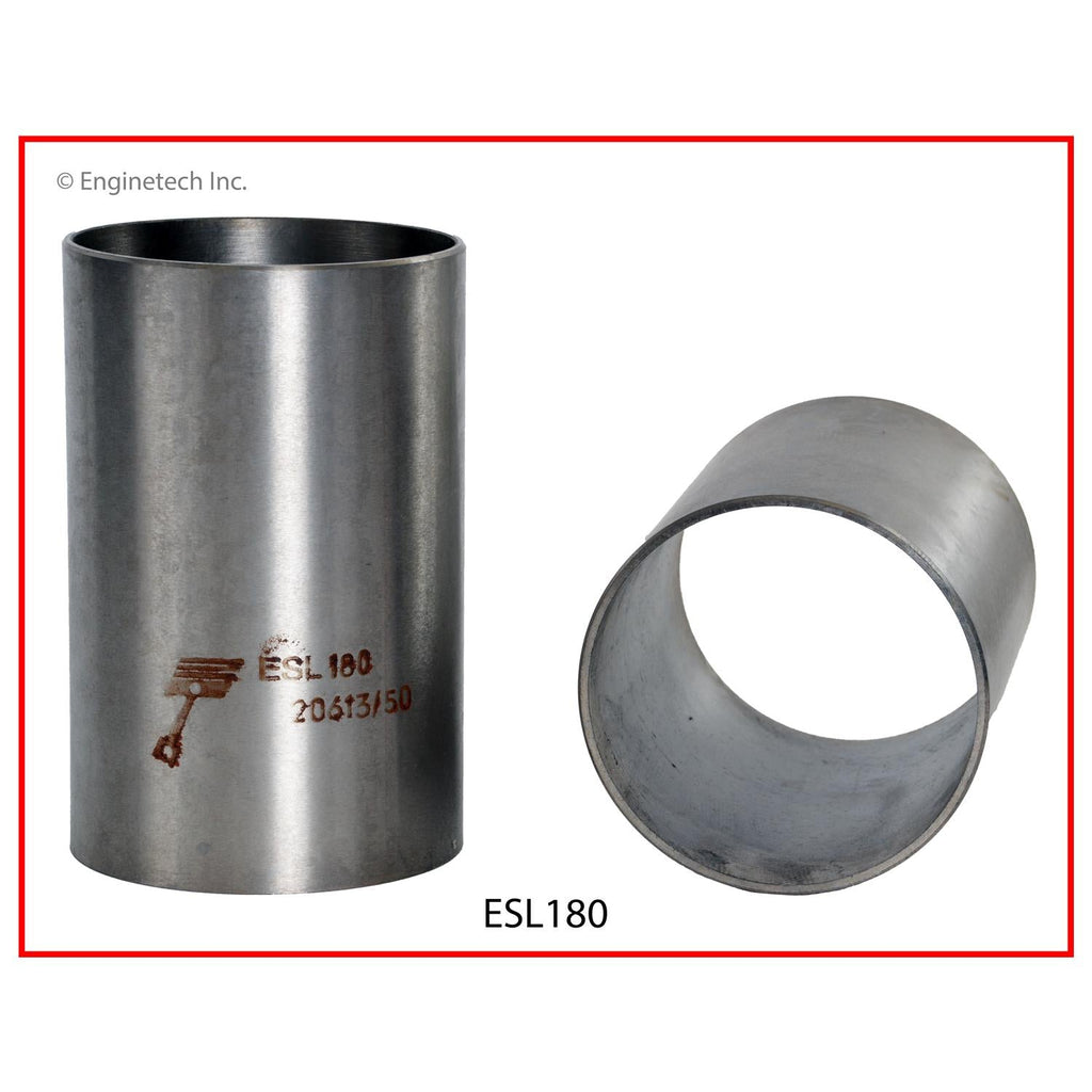 Enginetech ESL180 Single Cylinder Liner for Engine Rebuilding