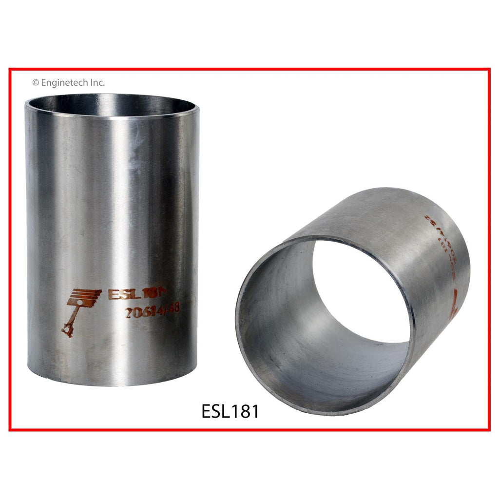Enginetech ESL181 Single Cylinder Liner – Machining Required for Standard Bore Restoration