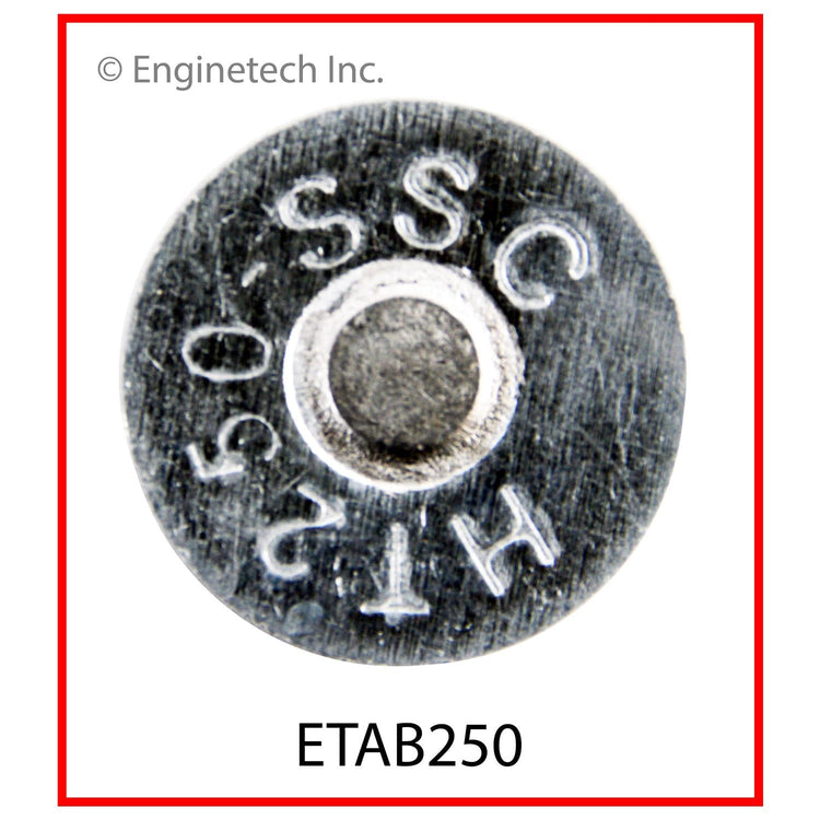 Enginetech ETAB250-25 Engine Heat Tab Indicator – 250°F, Pack of 25