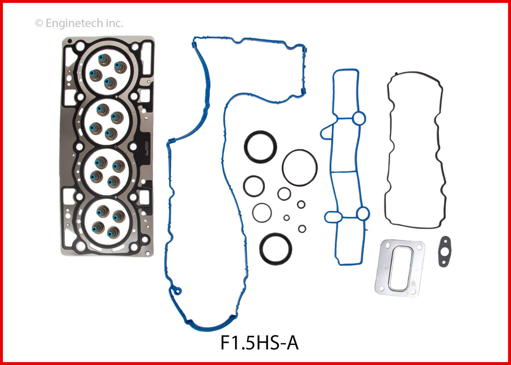 Enginetech F1.5HS-A Engine Cylinder Head Gasket Set for Ford Cars and Trucks