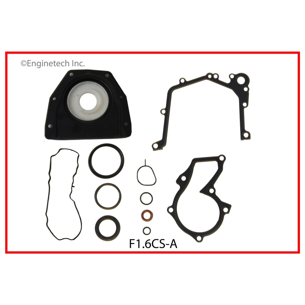 Enginetech F1.6CS-A Engine Lower End Gasket Set for Ford Vehicles