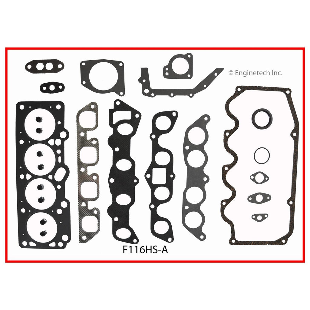 Enginetech F116HS-A Engine Cylinder Head Gasket Set for Ford Cars and Trucks