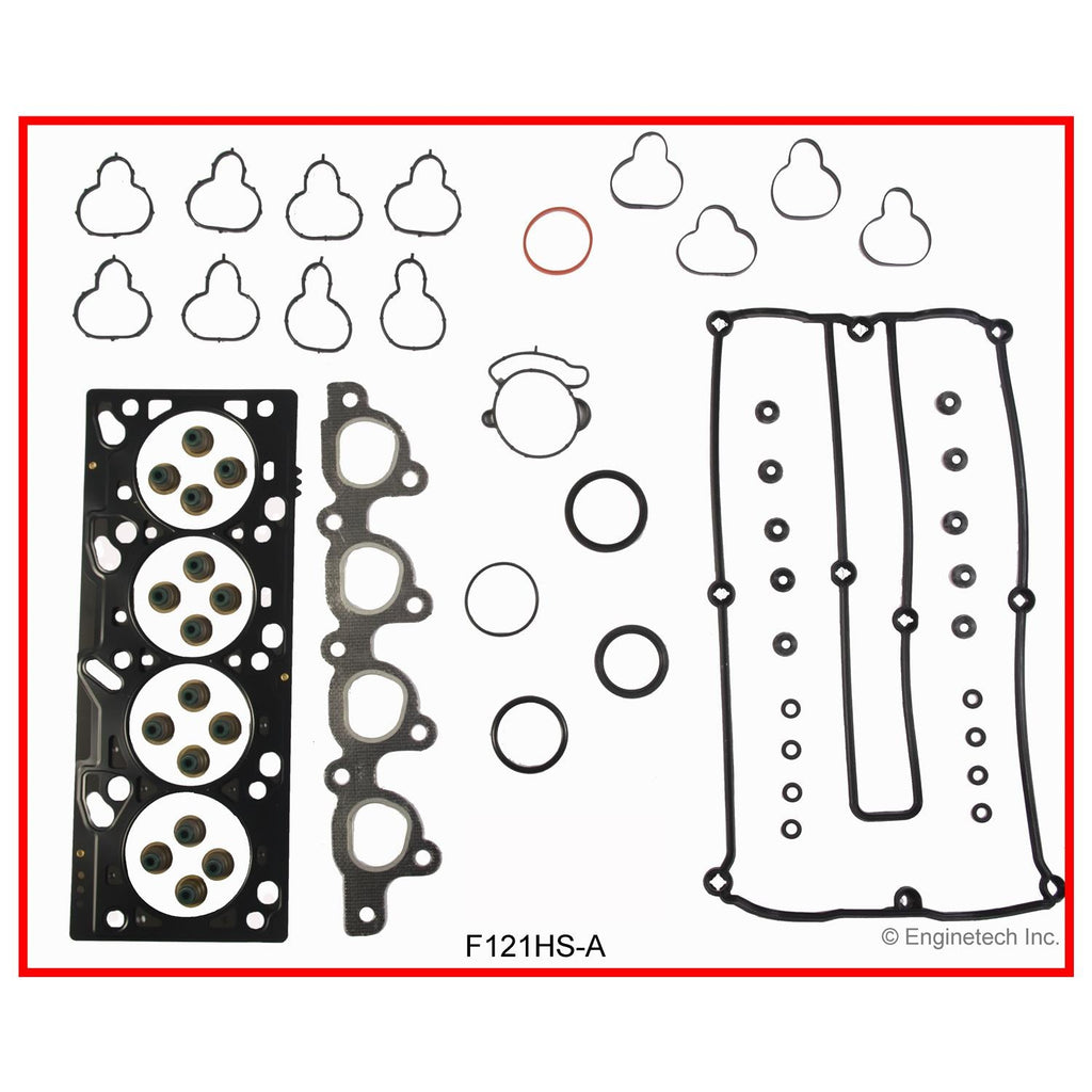 Enginetech F121HS-AWB Engine Cylinder Head Gasket Set for Ford and Mercury Vehicles with Head Bolts