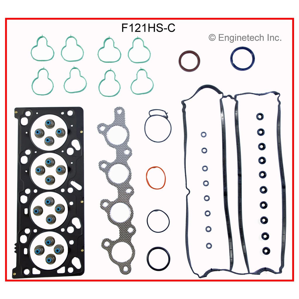 Enginetech F121HS-CWB Engine Cylinder Head Gasket Set for Ford and Mazda Vehicles