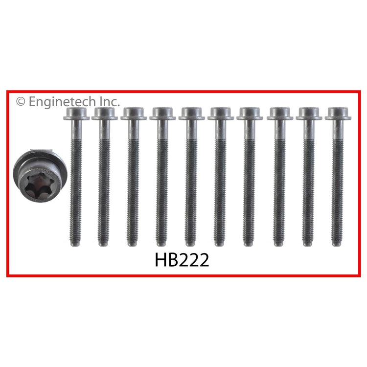 Enginetech F121HS-CWB Engine Cylinder Head Gasket Set for Ford and Mazda Vehicles