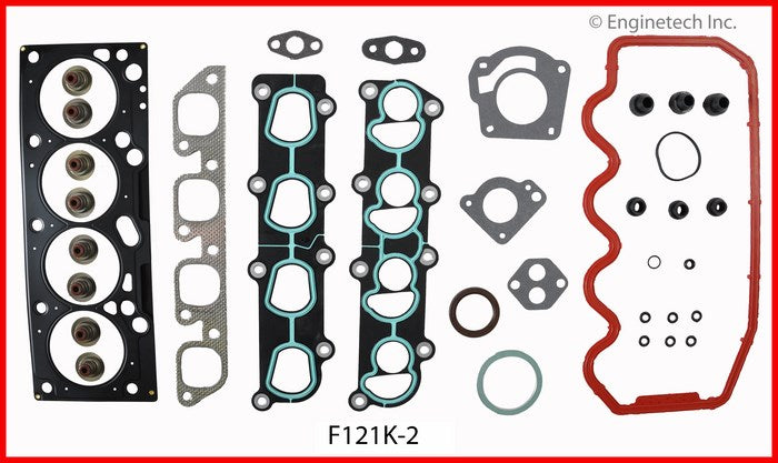Enginetech F121K-2 Engine Full Gasket Set for Ford Escort and Truck