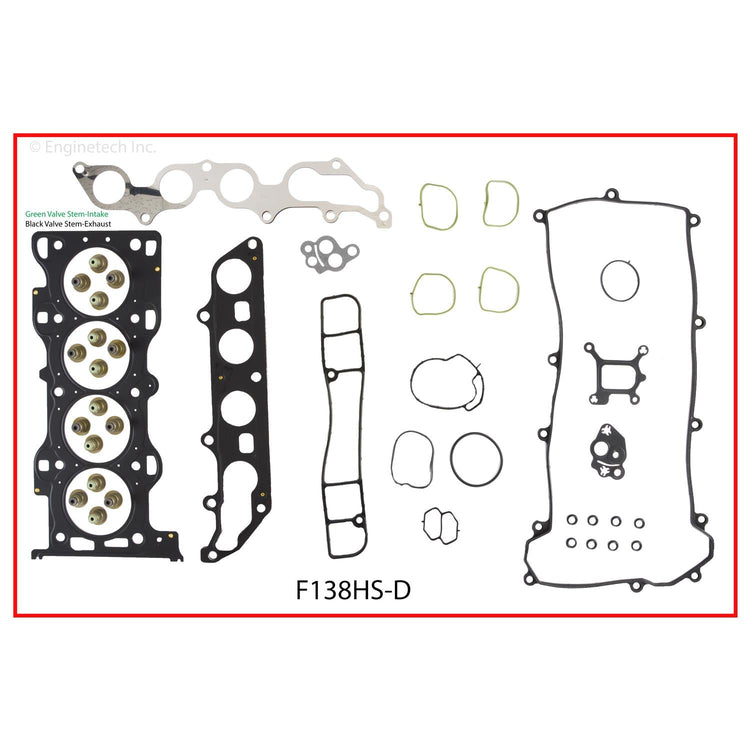 Enginetech F138HS-D Engine Cylinder Head Gasket Set for Ford Focus 2003-2004