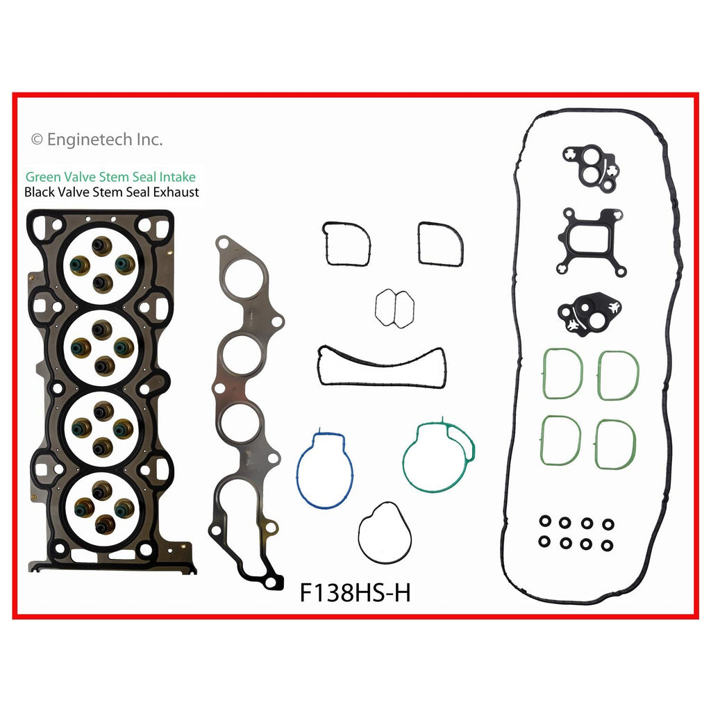 Enginetech F138HS-HWB Engine Cylinder Head Gasket Set for Ford and Mercury Vehicles