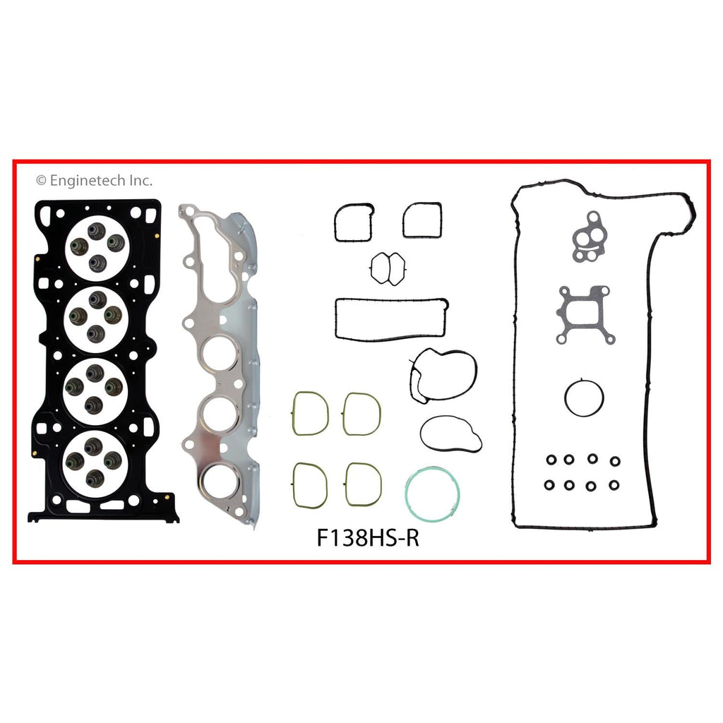 Enginetech F138HS-R Engine Cylinder Head Gasket Set for Ford and Mazda Vehicles