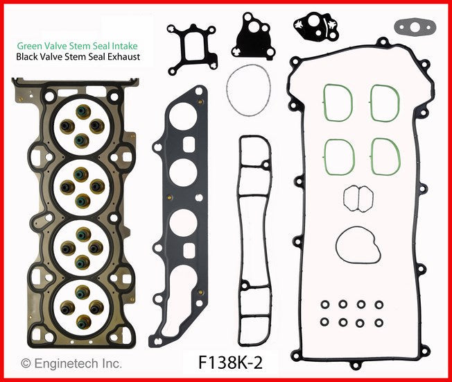 Enginetech F138K-2 Engine Full Gasket Set for Ford Focus and Trucks