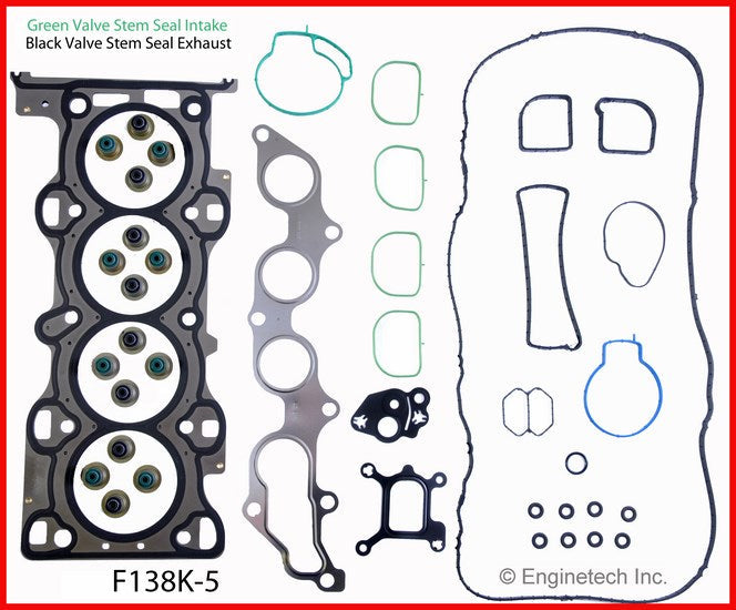 Enginetech F138K-5 Engine Full Gasket Set for Ford Focus (2005-2006)