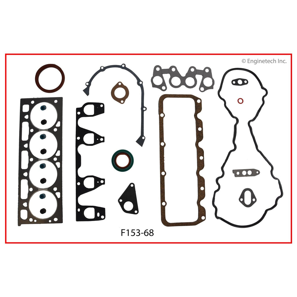 Enginetech F153-68 Engine Full Gasket Set for Ford and Mercury Vehicles