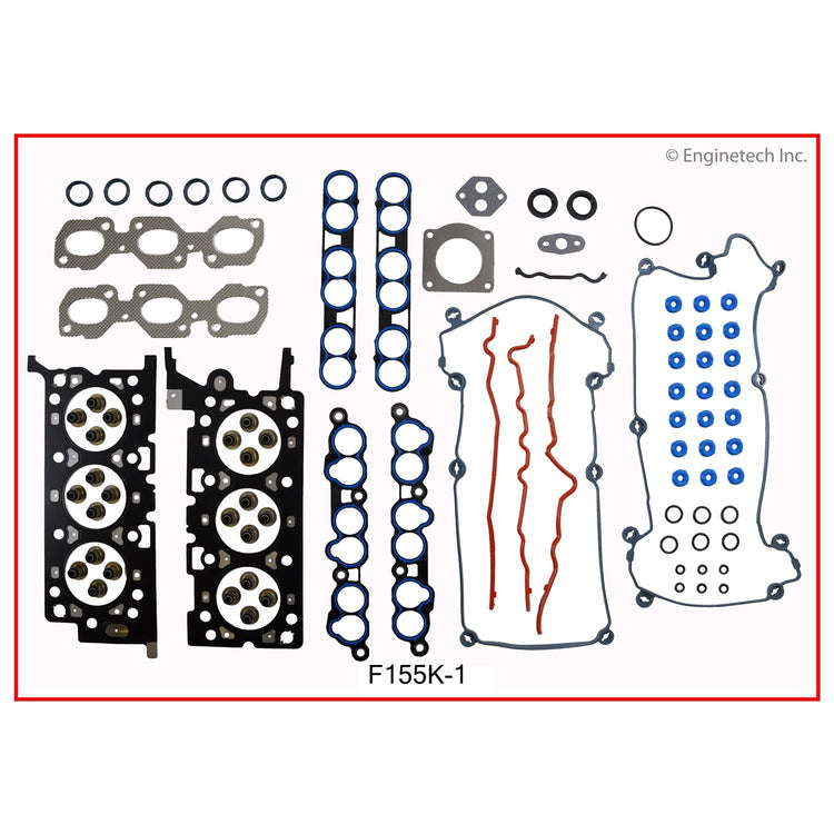 Enginetech F155K-1 Engine Full Gasket Set for Ford and Mercury Vehicles