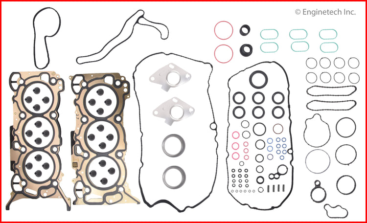 Enginetech F164HS-A Engine Cylinder Head Gasket Set for Ford Cars and Trucks