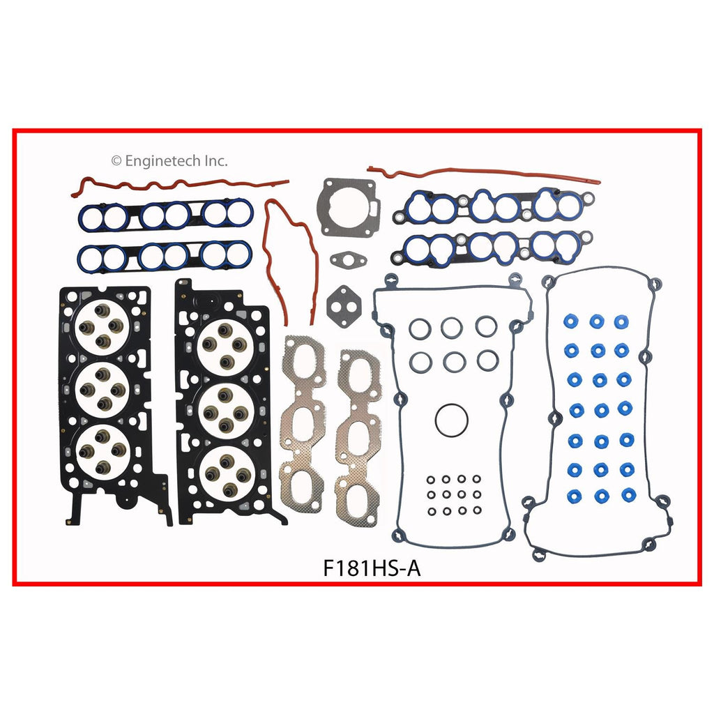 Enginetech F181HS-AWB Engine Cylinder Head Gasket Set for Ford and Mercury Vehicles