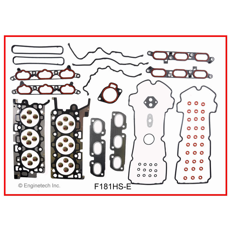 Enginetech F181HS-E Engine Cylinder Head Gasket Set for Ford, Lincoln, Mercury Vehicles
