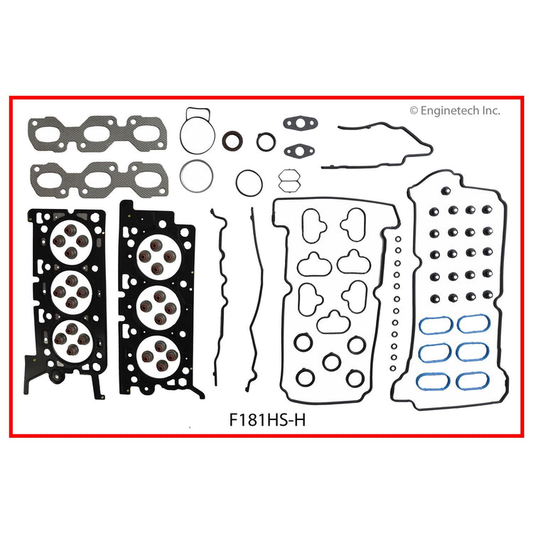 Enginetech F181HS-HWB Engine Cylinder Head Gasket Set for Ford and Mercury Vehicles