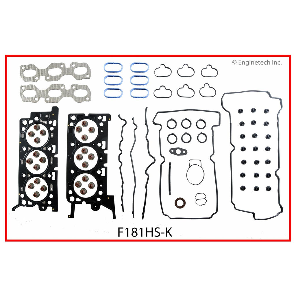 Enginetech F181HS-K Engine Cylinder Head Gasket Set for Ford and Mercury Vehicles
