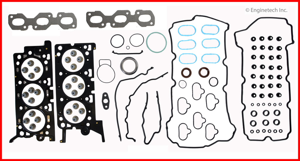 Enginetech F181HS-LWB Engine Cylinder Head Gasket Set for Ford and Mercury Vehicles