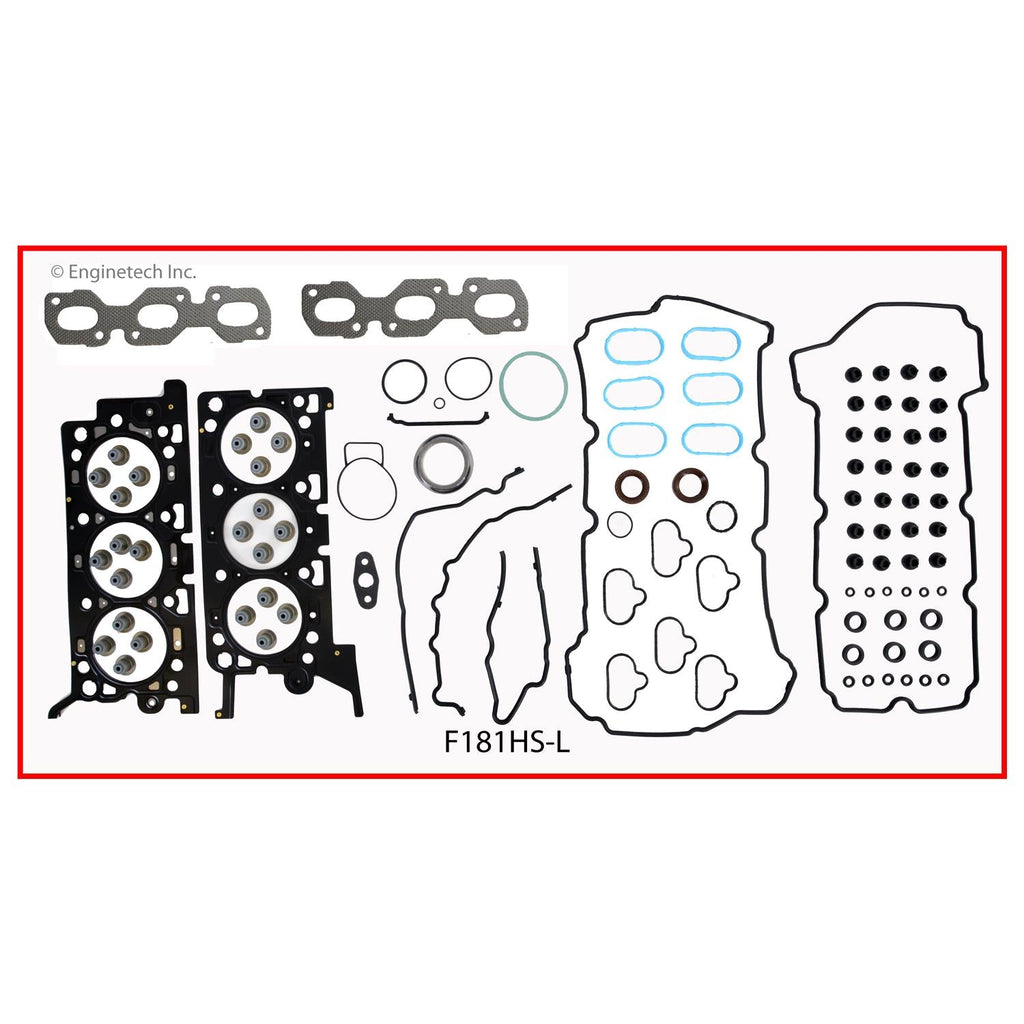 Enginetech F181HS-L Engine Cylinder Head Gasket Set for Ford and Mercury Vehicles