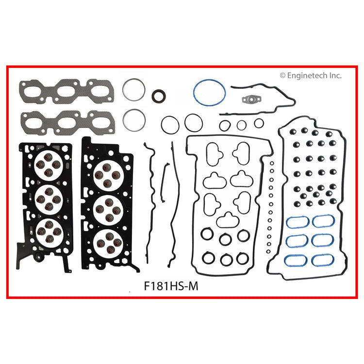 Enginetech F181HS-MWB Engine Cylinder Head Gasket Set for Ford and Mercury Vehicles