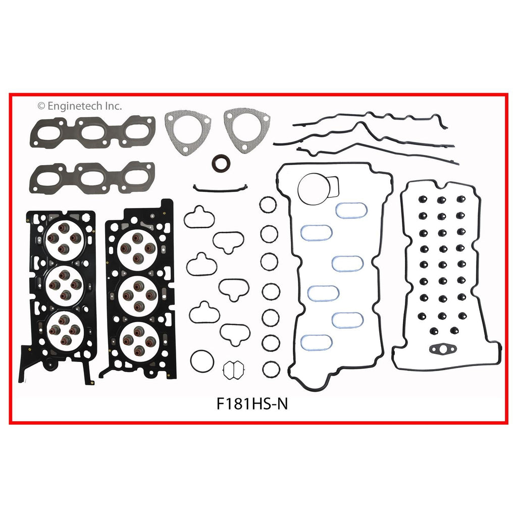 Enginetech F181HS-NWB Engine Cylinder Head Gasket Set for Ford and Mercury Vehicles