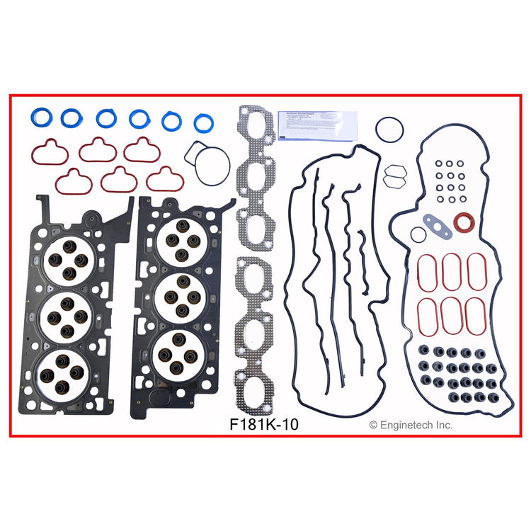 Enginetech F181K-10 Engine Full Gasket Set for Ford and Mazda Vehicles