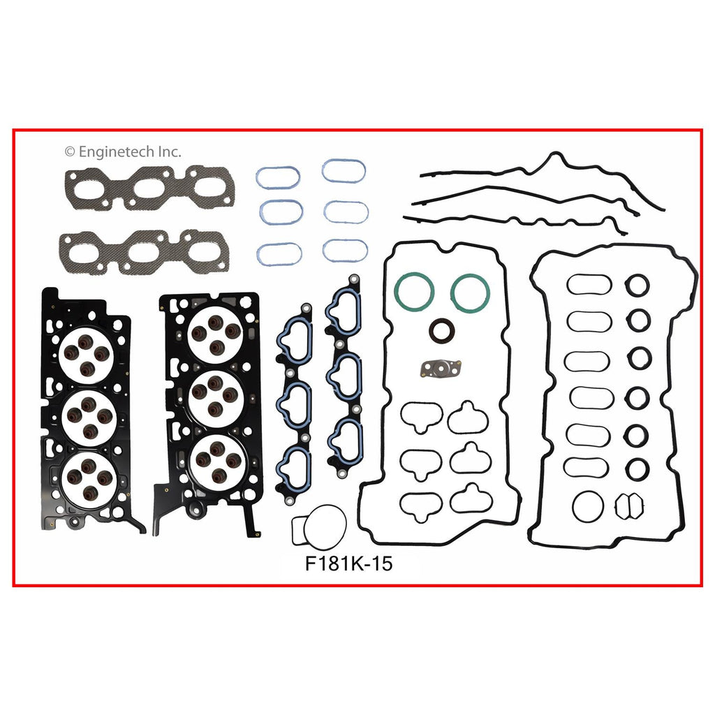 Enginetech F181K-15 Engine Full Gasket Set for Mazda 6 (2003-2008)