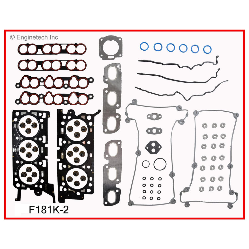 Enginetech F181K-2 Engine Full Gasket Set for Ford Taurus and Mercury Sable