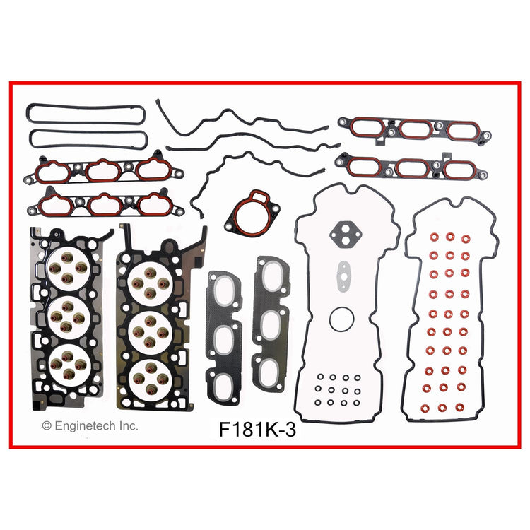 Enginetech F181K-3 Engine Full Gasket Set for Ford Lincoln LS (2000-2001)