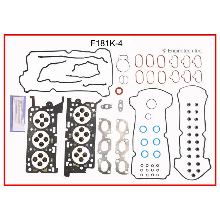 Enginetech F181K-4 Engine Full Gasket Set for Ford and Mercury Vehicles