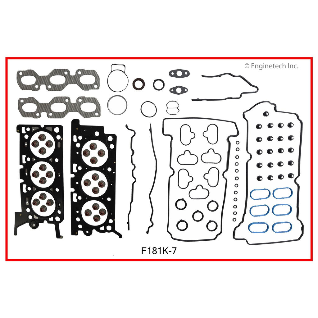 Enginetech F181K-7 Engine Full Gasket Set for Ford and Mercury Vehicles
