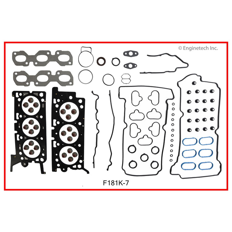 Enginetech F181K-7 Engine Full Gasket Set for Ford and Mercury Vehicles