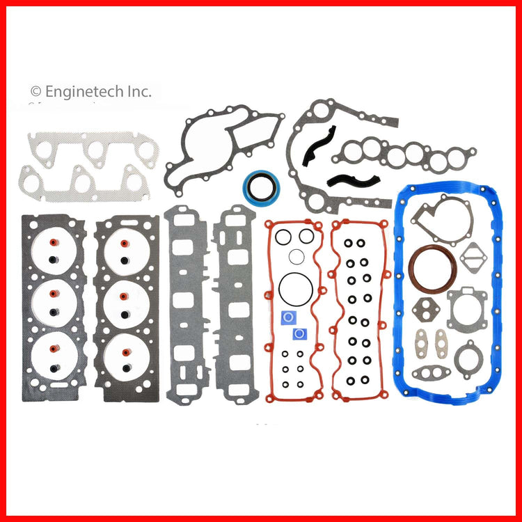 Enginetech F183E-1 Engine Full Gasket Set for Ford and Mazda Trucks and SUVs