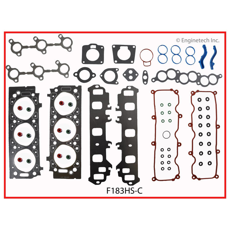 Enginetech F183HS-CWB Engine Cylinder Head Gasket Set for Ford and Mazda Vehicles