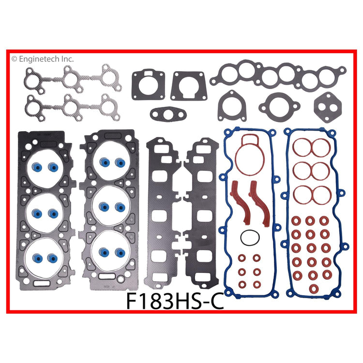 Enginetech F183HS-C Engine Cylinder Head Gasket Set for Ford and Mazda Trucks and Cars