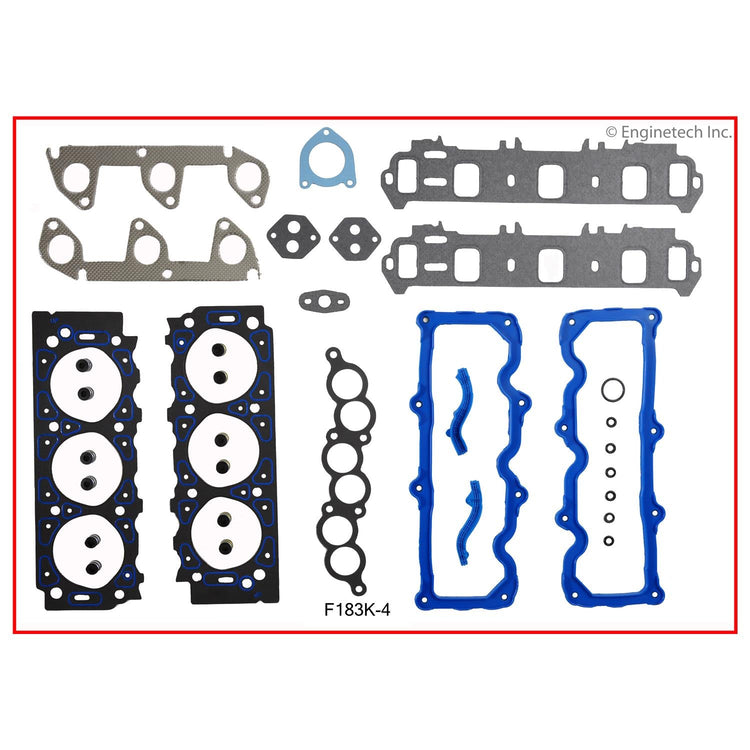Enginetech F183K-4 Engine Full Gasket Set for Ford Car and Truck