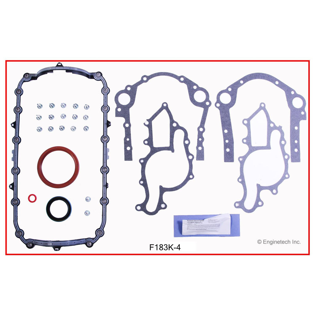 Enginetech F183K-4 Engine Full Gasket Set for Ford Car and Truck