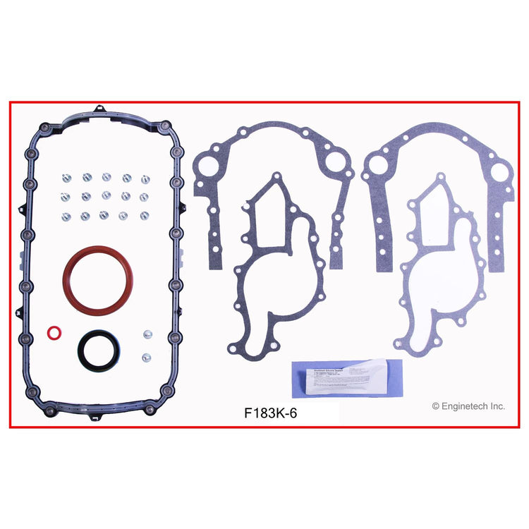 Enginetech F183K-6 Engine Full Gasket Set for 1990 Ford Aerostar