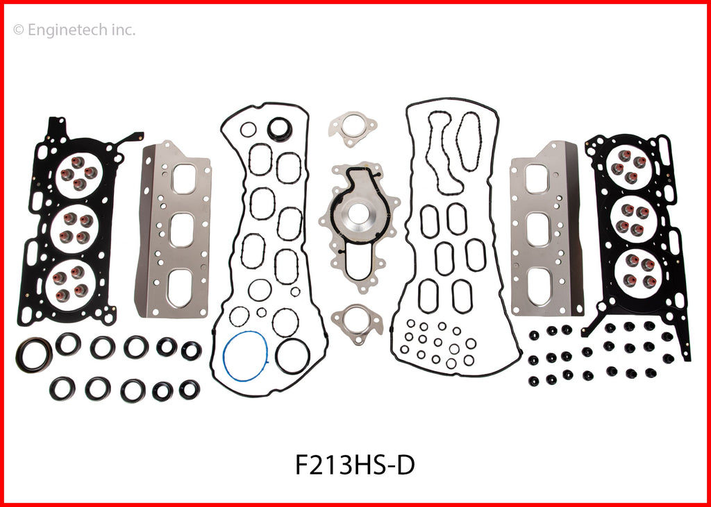 Enginetech F213HS-D Engine Cylinder Head Gasket Set for Ford and Lincoln Trucks and SUVs