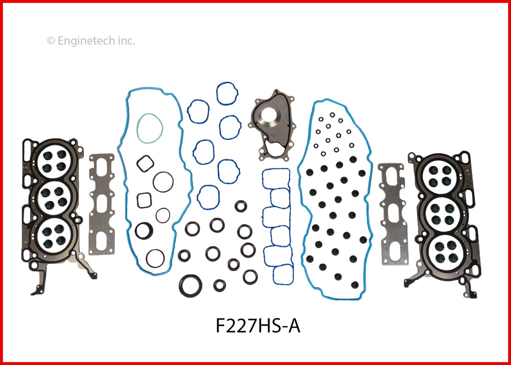 Enginetech F227HS-A Engine Cylinder Head Gasket Set for Ford Cars and Trucks