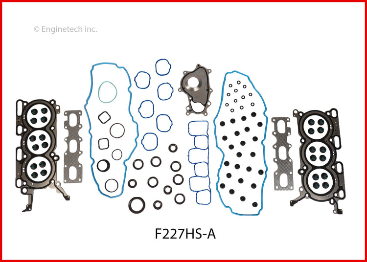 Enginetech F227HS-A Engine Cylinder Head Gasket Set for Ford Cars and Trucks