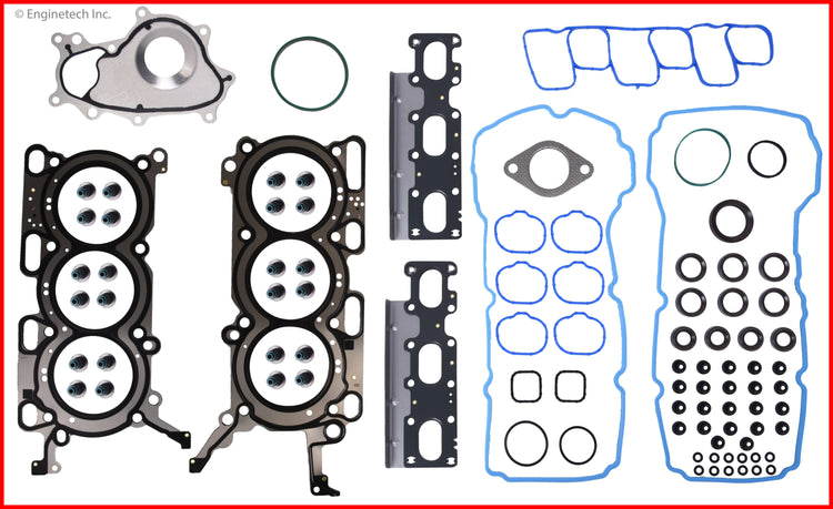 Enginetech F227HS-C Engine Cylinder Head Gasket Set for Ford and Lincoln Vehicles