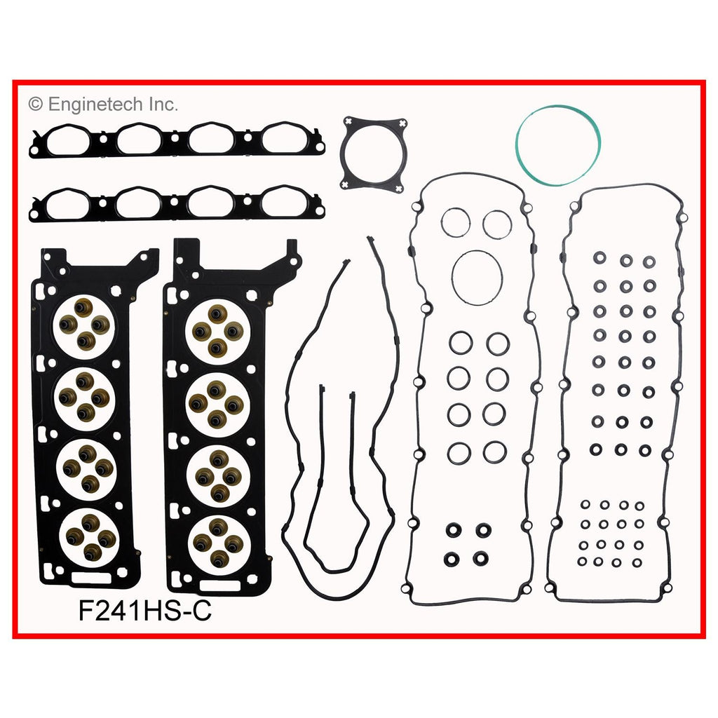 Enginetech F241HS-C Engine Cylinder Head Gasket Set for Ford and Lincoln Vehicles