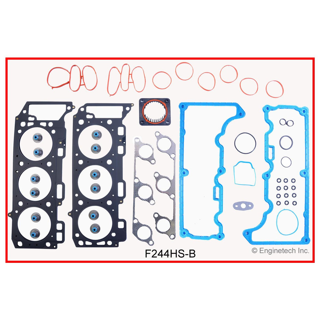 Enginetech F244HS-BWB Engine Cylinder Head Gasket Set for Ford and Mercury Vehicles
