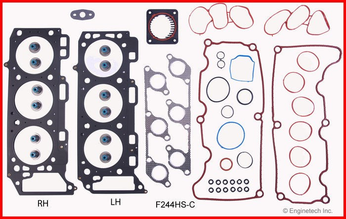 Enginetech F244HS-C Engine Cylinder Head Gasket Set for Ford and Mercury Vehicles