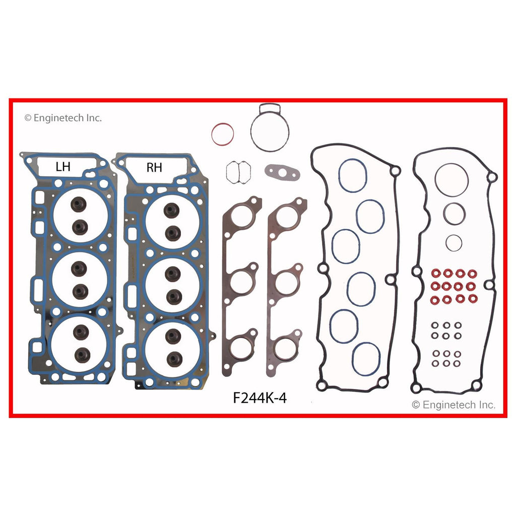 Enginetech F244K-4 Engine Full Gasket Set for Ford and Mercury Vehicles