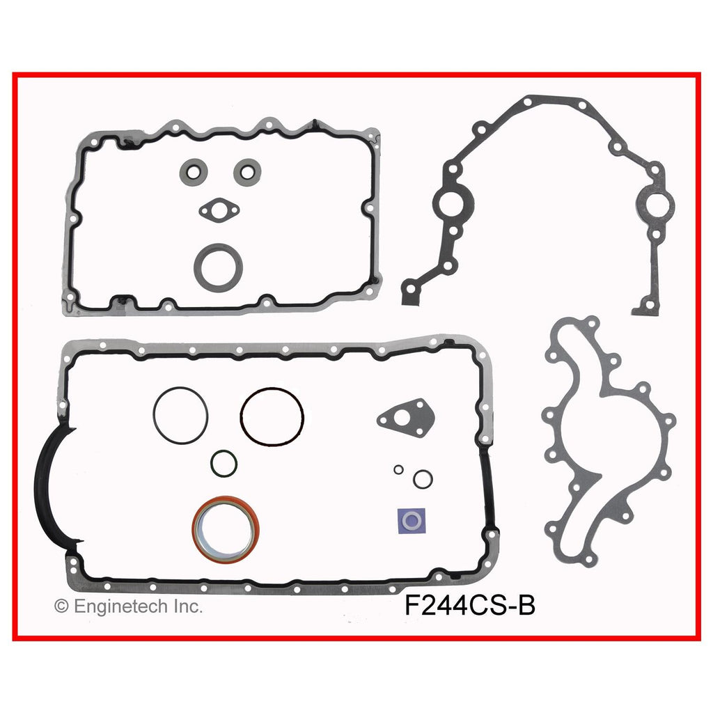 Enginetech F244K-4 Engine Full Gasket Set for Ford and Mercury Vehicles