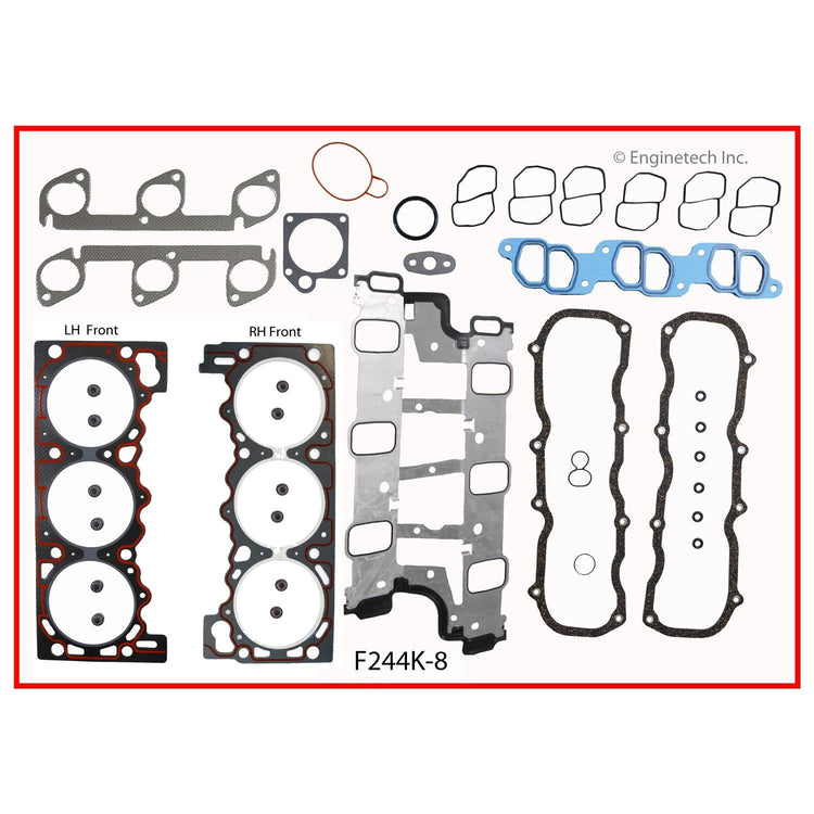Enginetech F244K-8 Engine Full Gasket Set for Ford and Mazda Vehicles