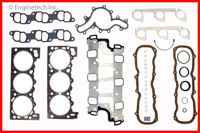Enginetech F244 Rebuilders Engine Full Gasket Set for Ford Cars and Trucks